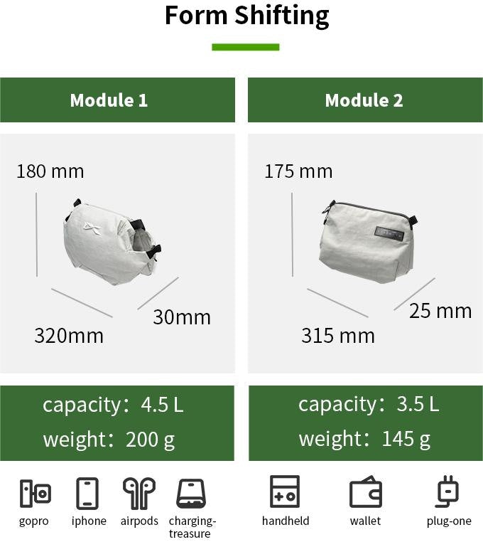 Tas Selempang Modular NIID VIA 