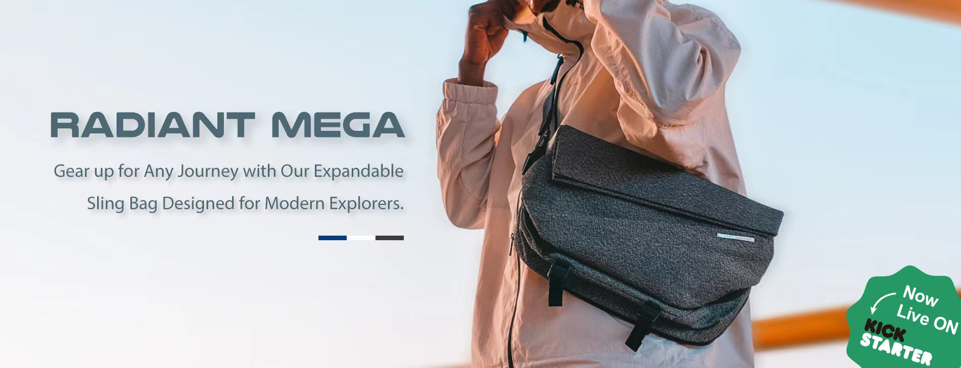 Oversized Urbanite Sling Bags : Radiant Mega Sling