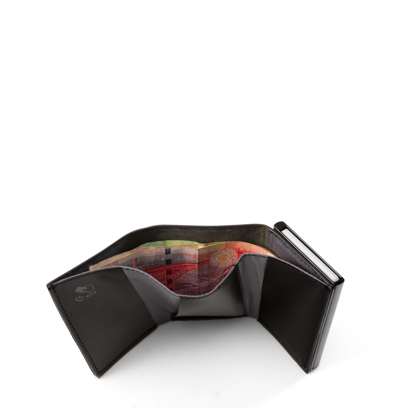 Dompet Mini Kulit Vegan NIID Slide II Hijau Tua 