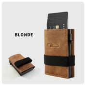 Dompet Mini Kulit Vegan NIID Slide II Pirang 