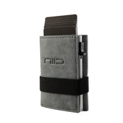 Dompet Mini Kulit Vegan NIID Slide II Abu-abu 