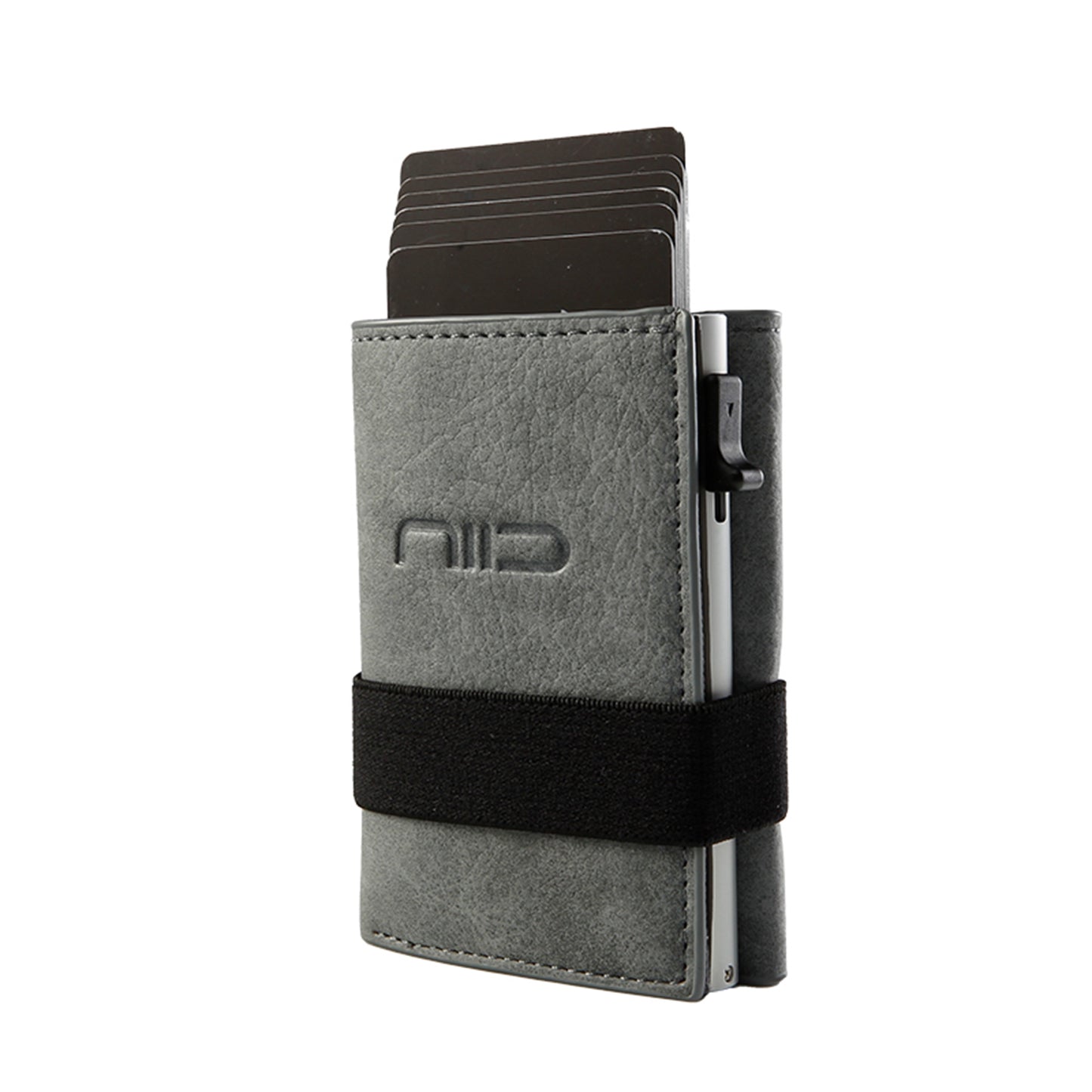 Dompet Mini Kulit Vegan NIID Slide II Abu-abu 