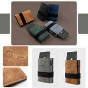 Dompet Mini Kulit Vegan NIID Slide II Hitam 