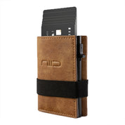 Dompet Mini Kulit Vegan NIID Slide II Pirang 