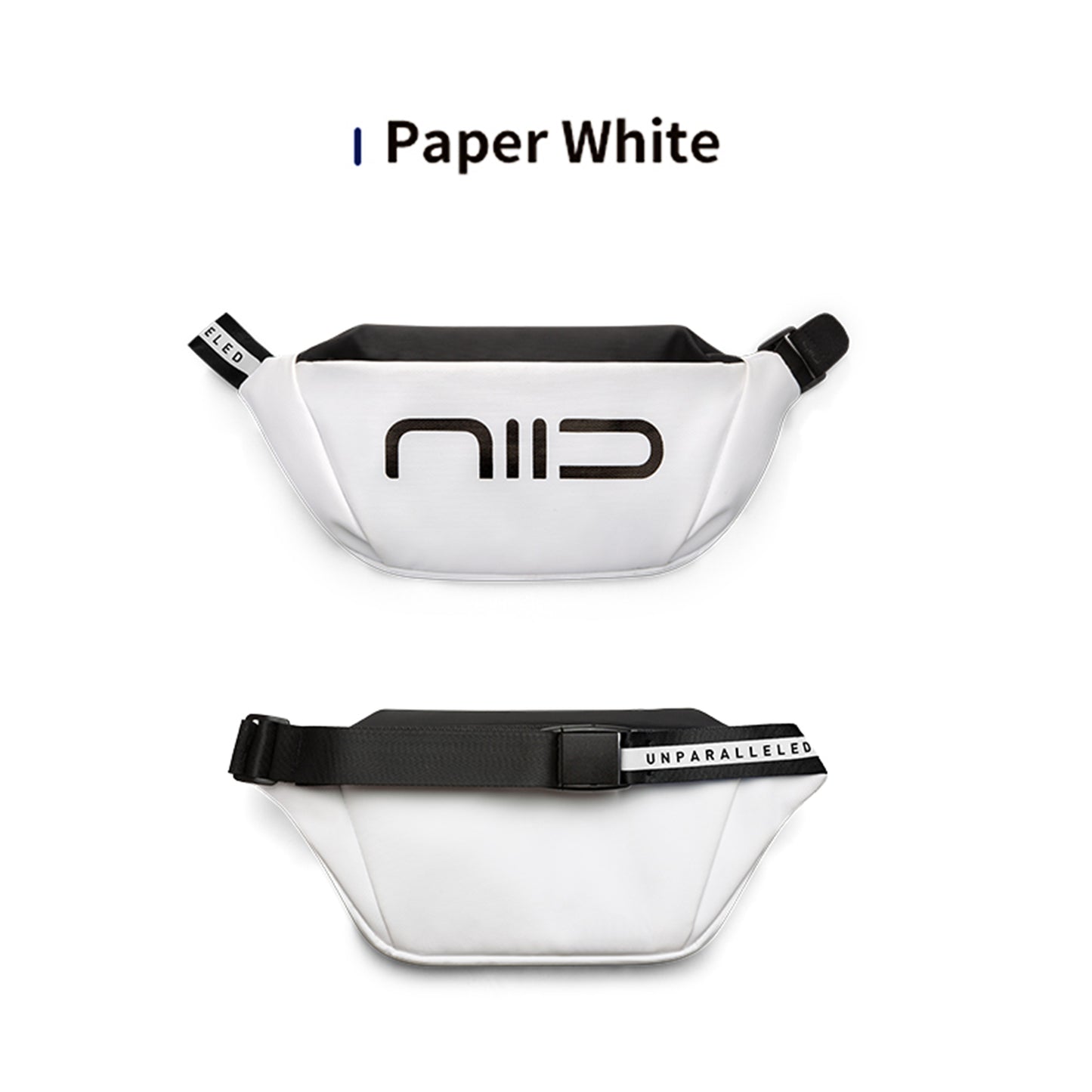 NIID Statements S3 Chest Bag Paper White