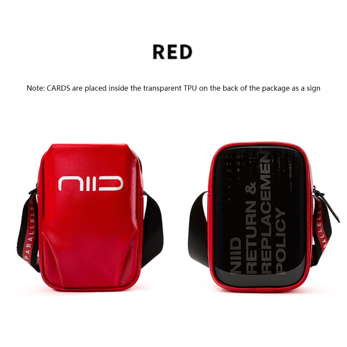 NIID Statements S2 Mini Sling Bag Red