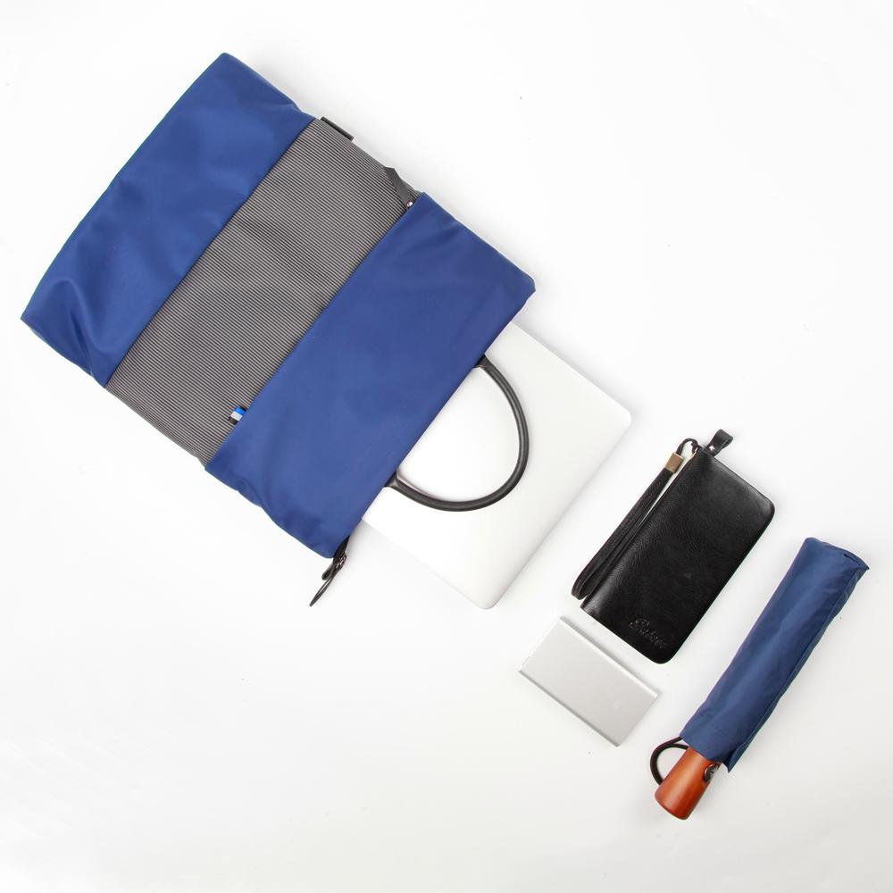 NIID TOTE - 15" Blue Handbag - NIID